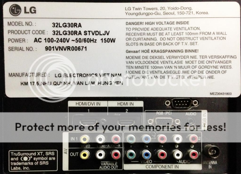 BÁN TV LCD LG 32 INCH GIÁ 3tr2 - 1